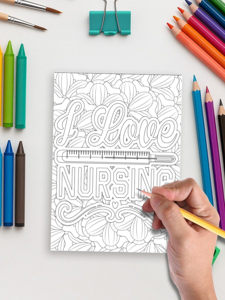 Coloring Page Store Motivational Magic – 1325 Quote Coloring Page Mega Bundle