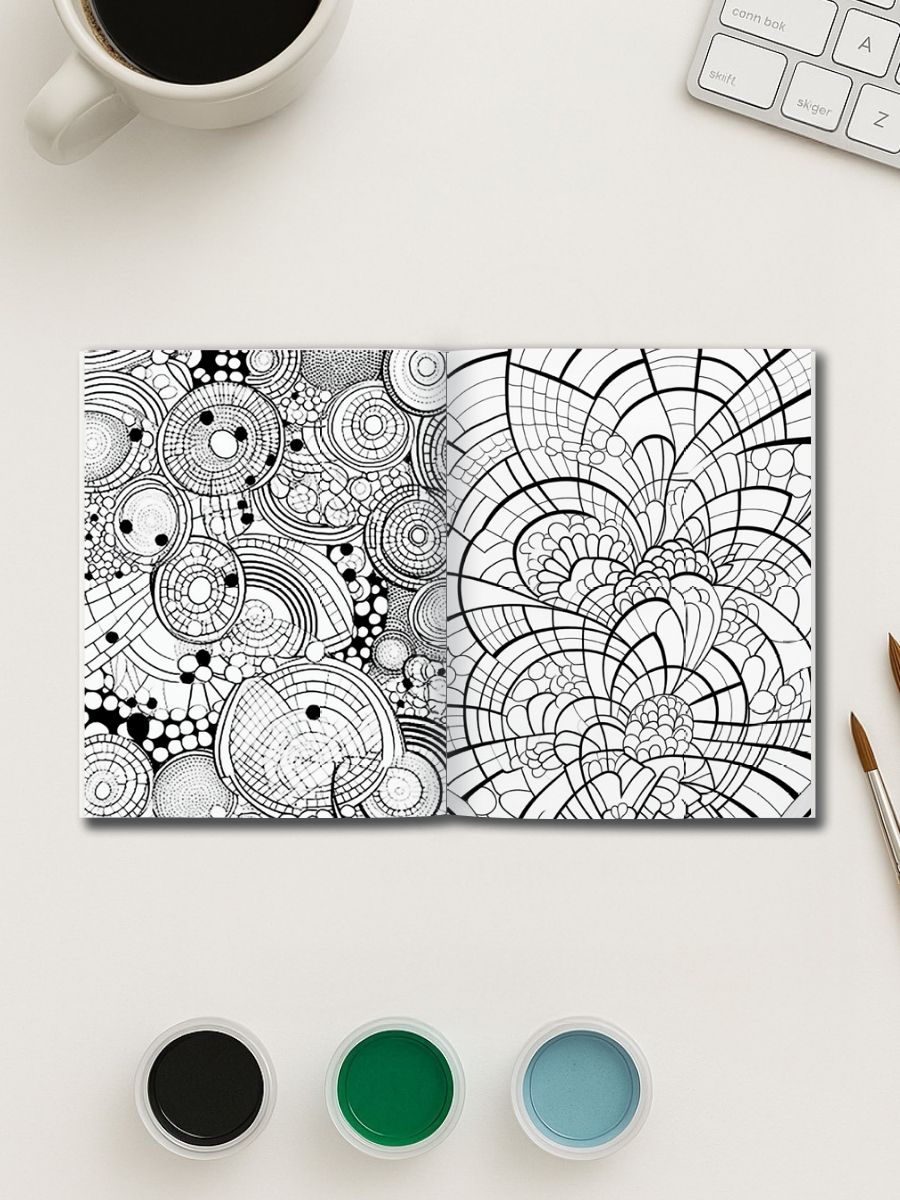 Coloring Page Store Geo Zen – 70 Geometric Coloring Designs