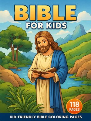 Coloring Page Store Bible for Kids – 118 Kid-Friendly Bible Story Pages