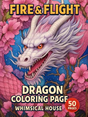 Coloring Page Store Fire & Flight – 50 Dragon Coloring Pages