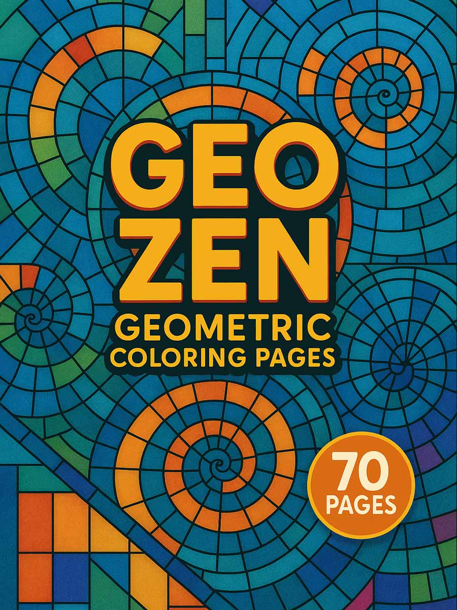 Coloring Page Store Geo Zen – 70 Geometric Coloring Designs