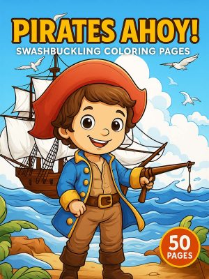 Coloring Page Store Pirates Ahoy! – 50 Swashbuckling Coloring Pages