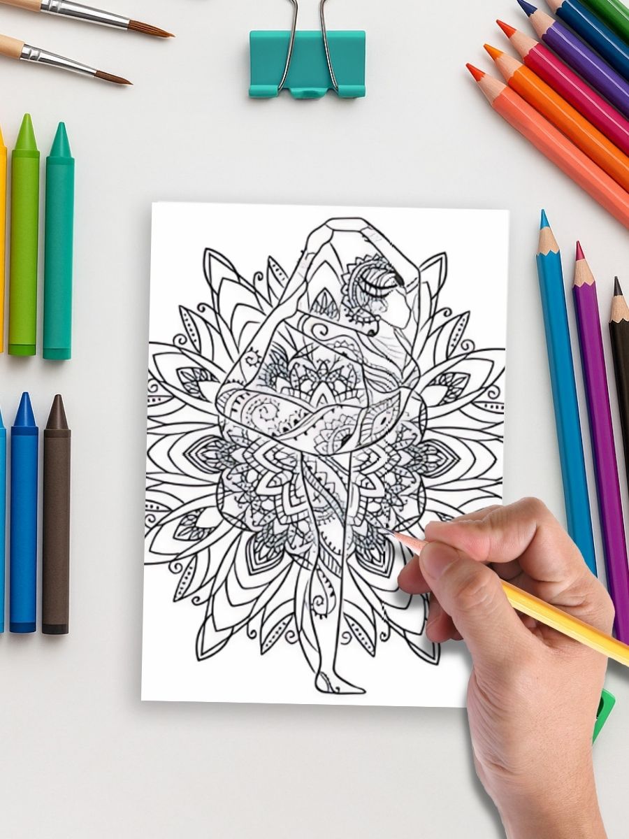 Coloring Page Store Inner Reflections – 75 Mindful Mandala Scenes of Life