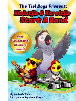 Coloring Page Store The Tiel Boys: Kleintjie & Kareltjie start a Band